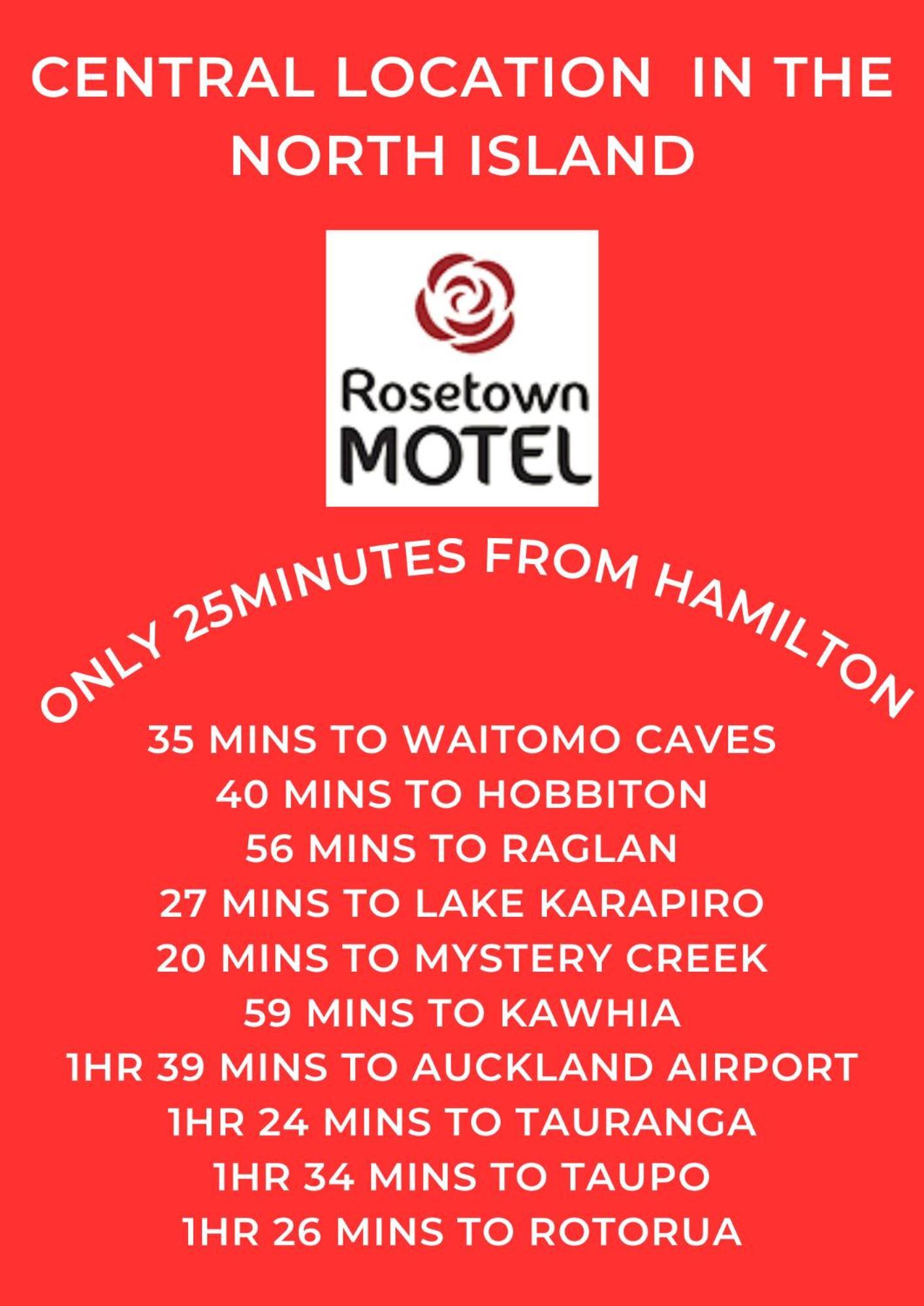 Rosetown Motel Te Awamutu Kültér fotó
